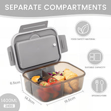 Bugucat Lunchbox Kinder Bento Box mit Fächern