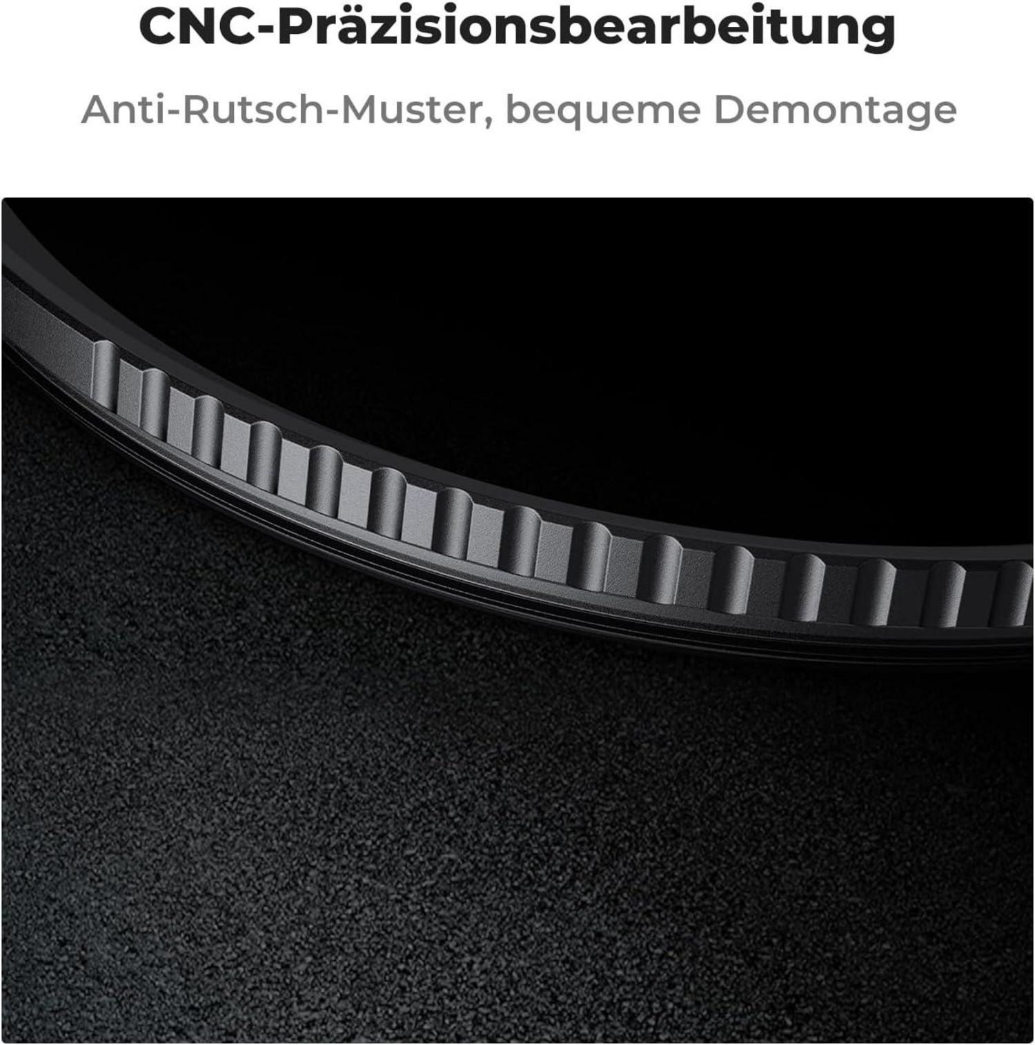 UV Filter 72mm Objektivdeckel Reinigungstuch Schutzfilter Nano