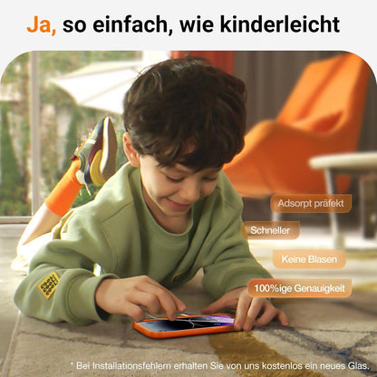 Displayschutz Panzerglas für iPhone 15 Pro Max 9H+ 2er Set