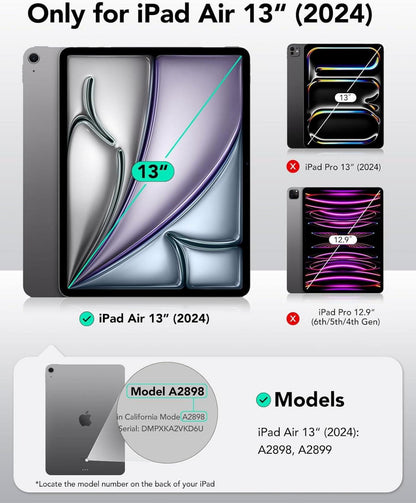 ESR iPad Air 13 Zoll M2 (2024) Schutzfolie Papier Feel
