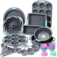 49-teiliges Silikon Backset für Kuchen, Brot und Muffins
