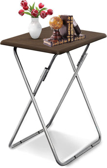 Klappbarer Beistelltisch Outdoor Nussbaumholz 37x47x66cm