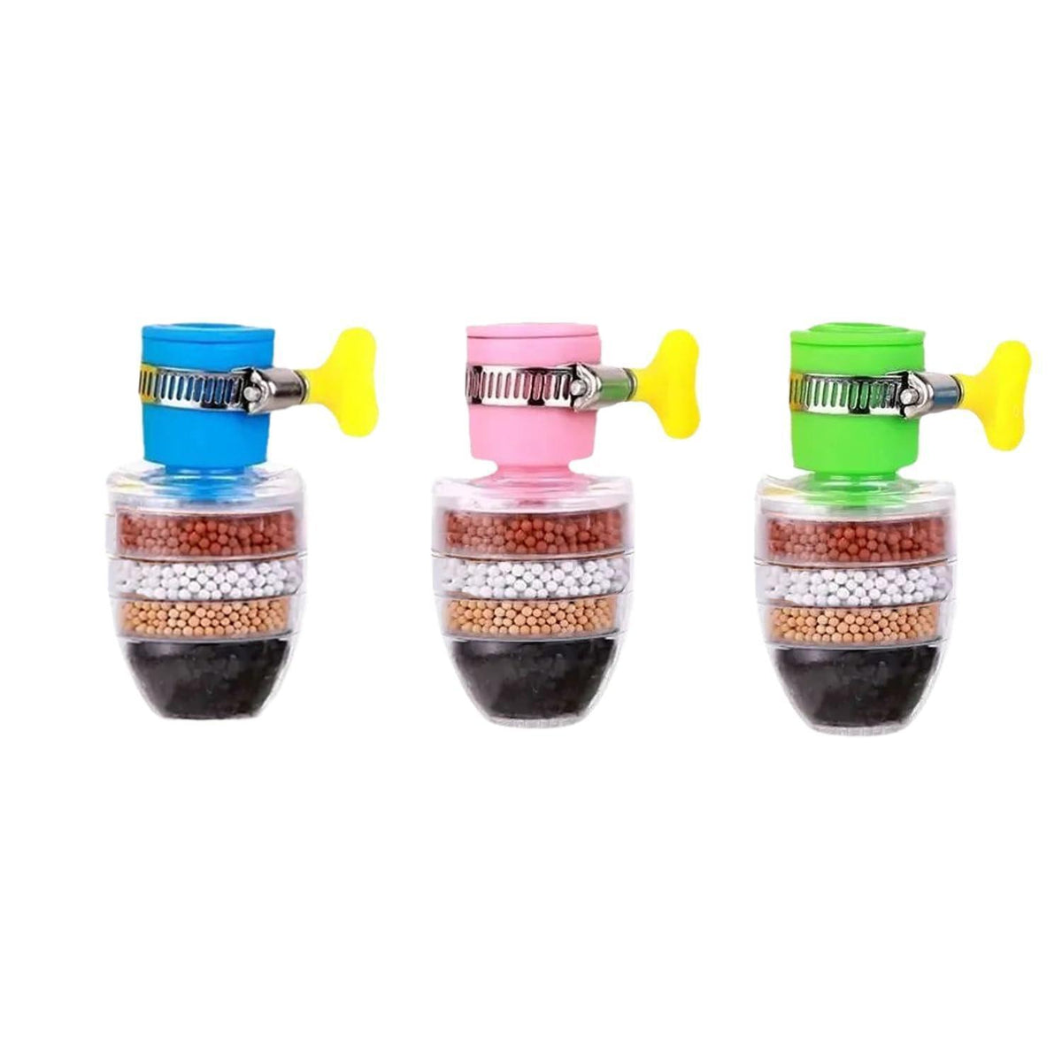 3x Wasserfilter für Wasserhahn – 6 Schichten Reinigung