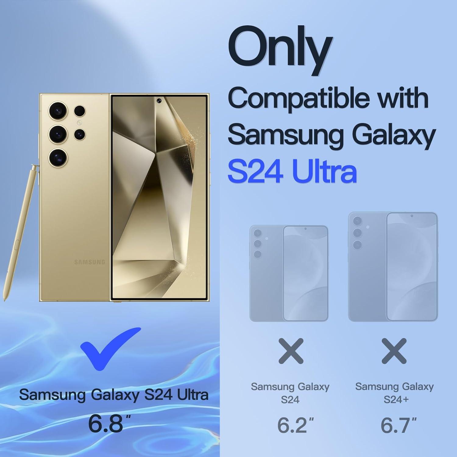 Sichtschutz Galaxy S24 Ultra 5G Anti-Spähen Glasfolie 2er-Pack