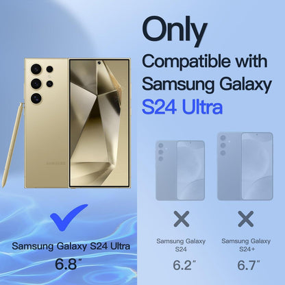 Sichtschutz Galaxy S24 Ultra 5G Anti-Spähen Glasfolie 2er-Pack