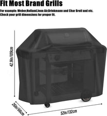 Gasgrill Abdeckung BBQ Cover 132x66x109cm mit