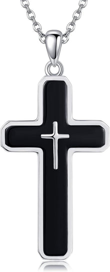 925 Sterling Silber Kreuz Halskette Anhänger Geschenke