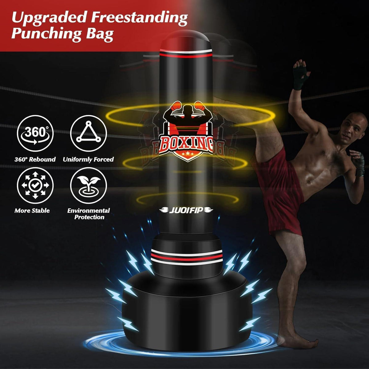Freistehender Boxsack 180cm für Training MMA Muay Thai