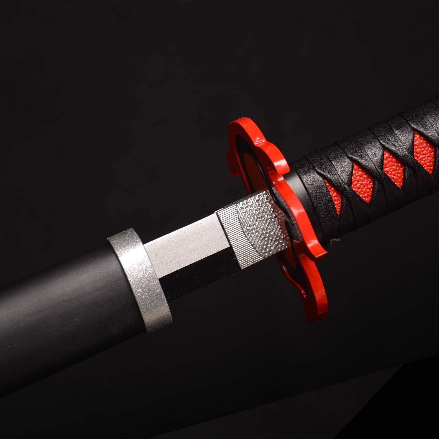Samurai-Schwert Anime Cosplay Carbon-Stahl-Dämon Real-Metal Tanjirou