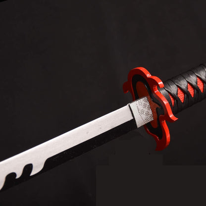 Anime Cosplay-Schwert Kamado Tanjirou Carbon-Stahl Real-Metal 40,9 Zoll