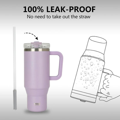 Riley Joy Travel Mug 1200ml Edelstahl Thermobecher Strohhalm