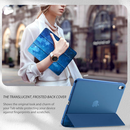 Hülle iPad 10 2022 10.9 Zoll A2757/A2777 Transparent Blau