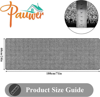 Pauwer Lang Teppich Läufer Flur 60x180cm Rutschfest Weich