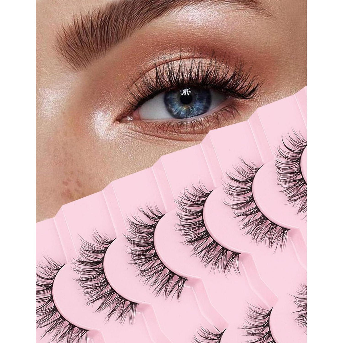 Natürliche Wispy Wimpern – Wiederverwendbar & für jeden Anlass