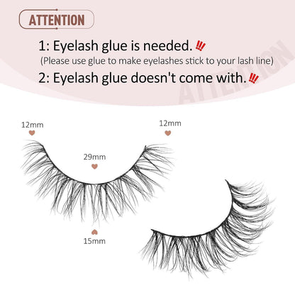 Natürliche Wispy Wimpern – Wiederverwendbar & für jeden Anlass