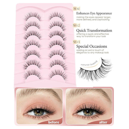 Natürliche Wispy Wimpern – Wiederverwendbar & für jeden Anlass