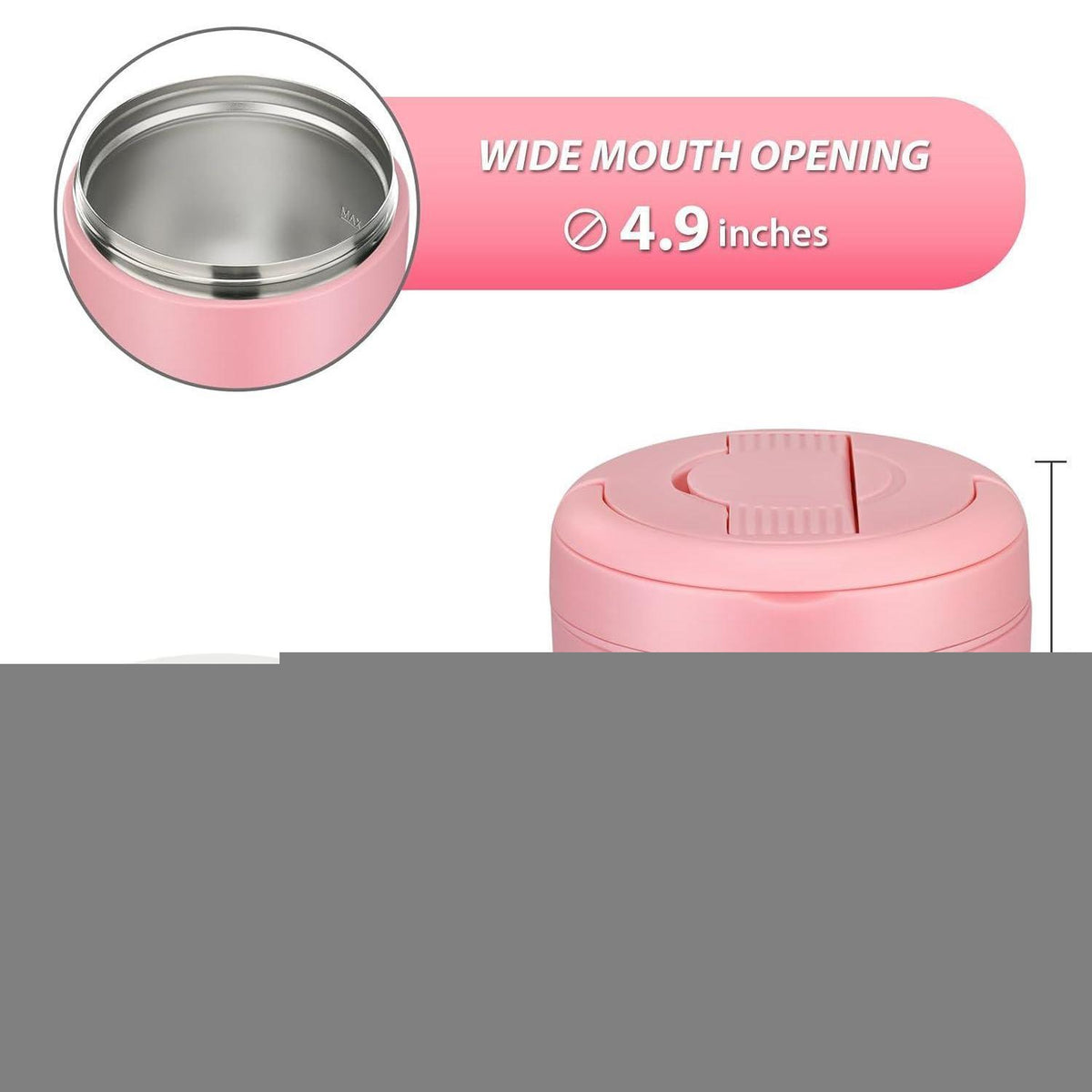 Thermos Lunchbox 970ml Edelstahl – Auslaufsicher & Warmhaltend