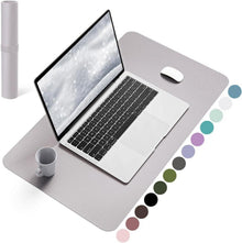 Großes Office Mousepad mit Leder, Rutschfeste Unterlage 60x35cm