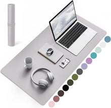 Großes Mauspad mit Leder, Wildleder, Multifunktionales Office Mousepad