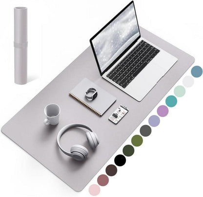 Großes Mauspad mit Leder, Wildleder, Multifunktionales Office Mousepad