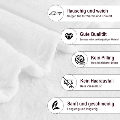 Flanell-Fleece Decke 150x130CM Geburtstag Frauen-Geschenk