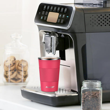 Edelstahl Kaffeebecher to go doppelwandig auslaufsicher 380ml, Geschenk, thermobecher