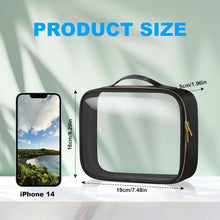 Transparente Kosmetiktasche mit