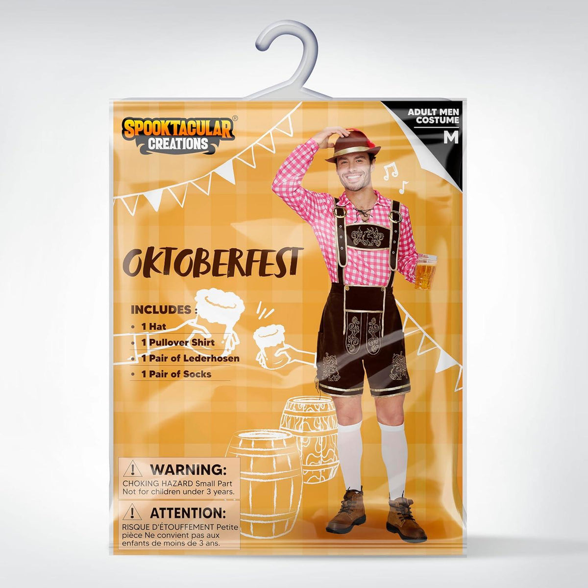 Oktoberfest Herren Kostümset Grün Blau Rot Bayerisches Bierfest