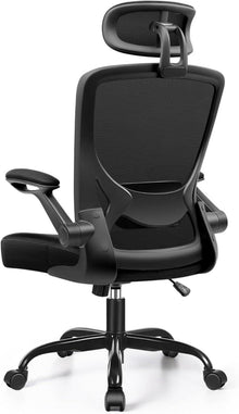 Ergonomischer Bürostuhl mit verstellbarer Kopfstütze und Armlehnen