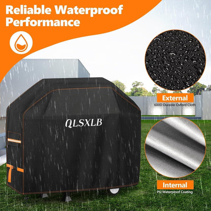 Wetterfeste Grillabdeckung 183x66x130cm – Robust & UV-Schutz