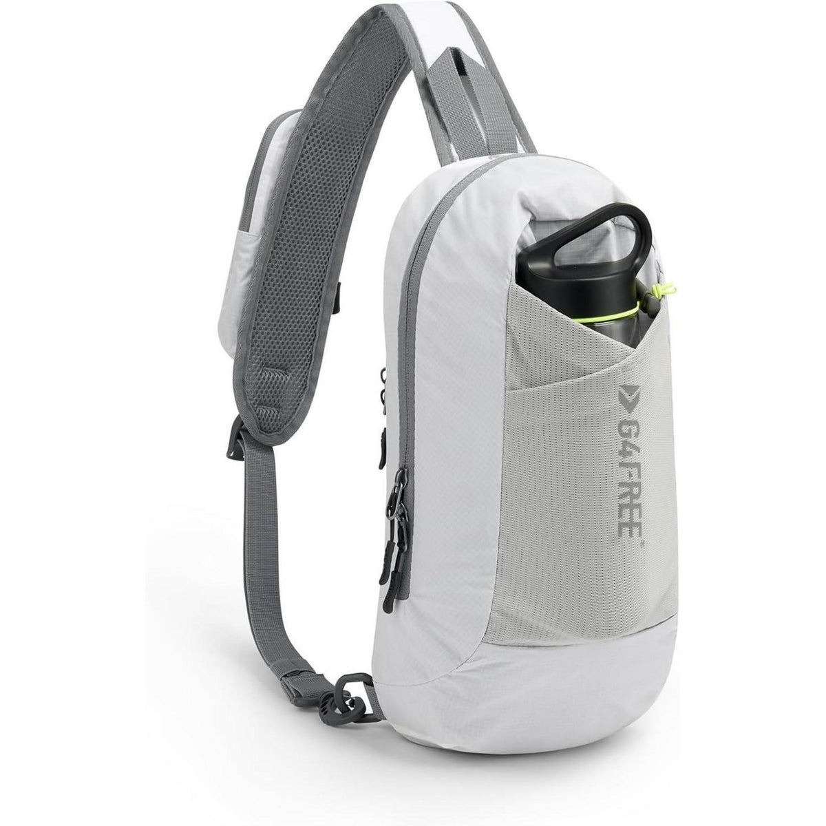Schultertasche RFID-blockierend, Crossbody Rucksack, Weiß