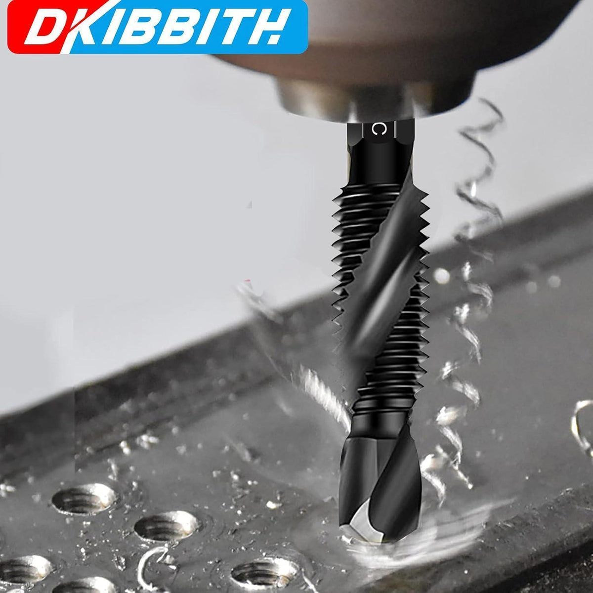 6er Set M8 Gewindebohrer mit Bohrer, 1.25mm Steigung