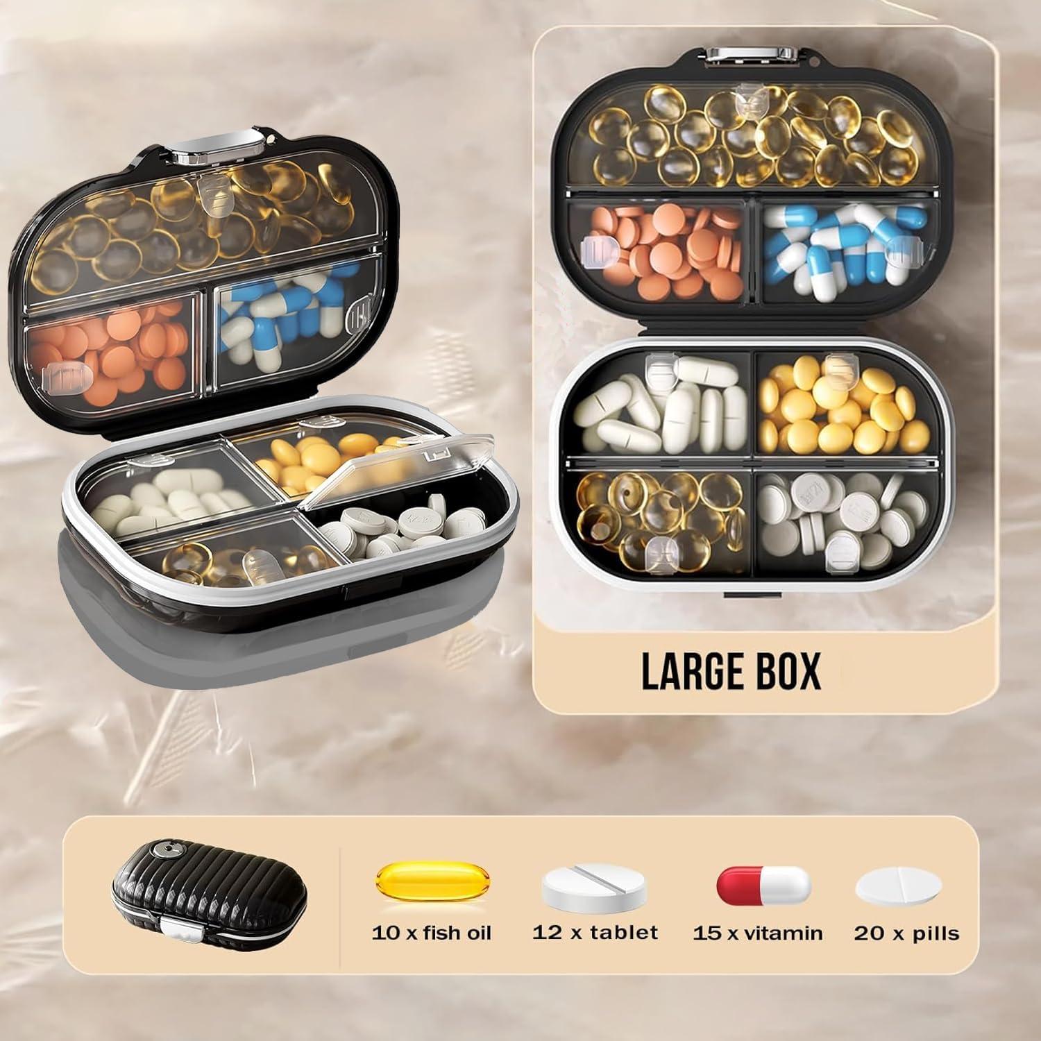 Ptyism Pillendose Tablettenbox 7 Tage Unterwegs Reise