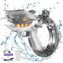 Elektrische Wasserpistole mit großer Reichweite und Haifisch-Design