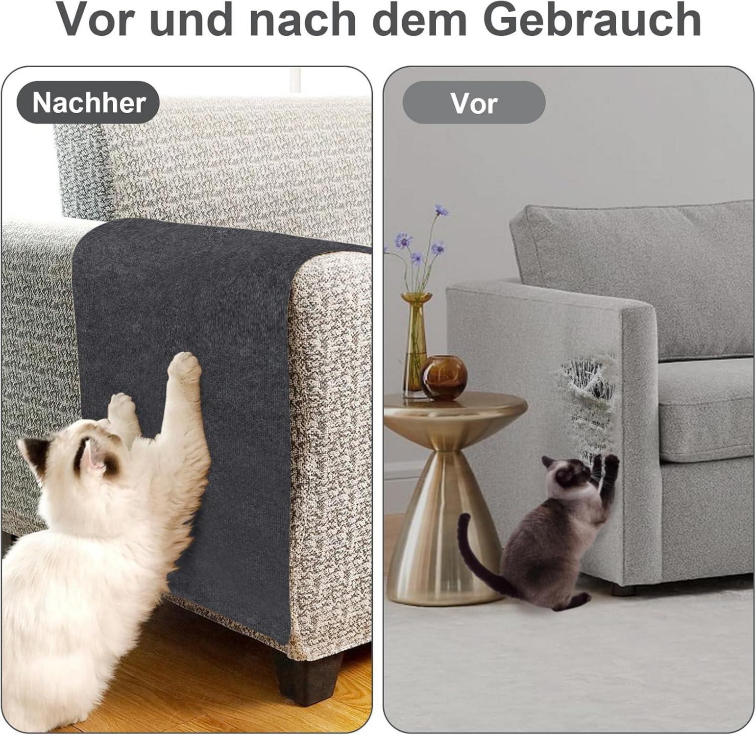 Kratzmatte Katze selbstklebend Kratzschutz Sofa Wand Tür Schutz