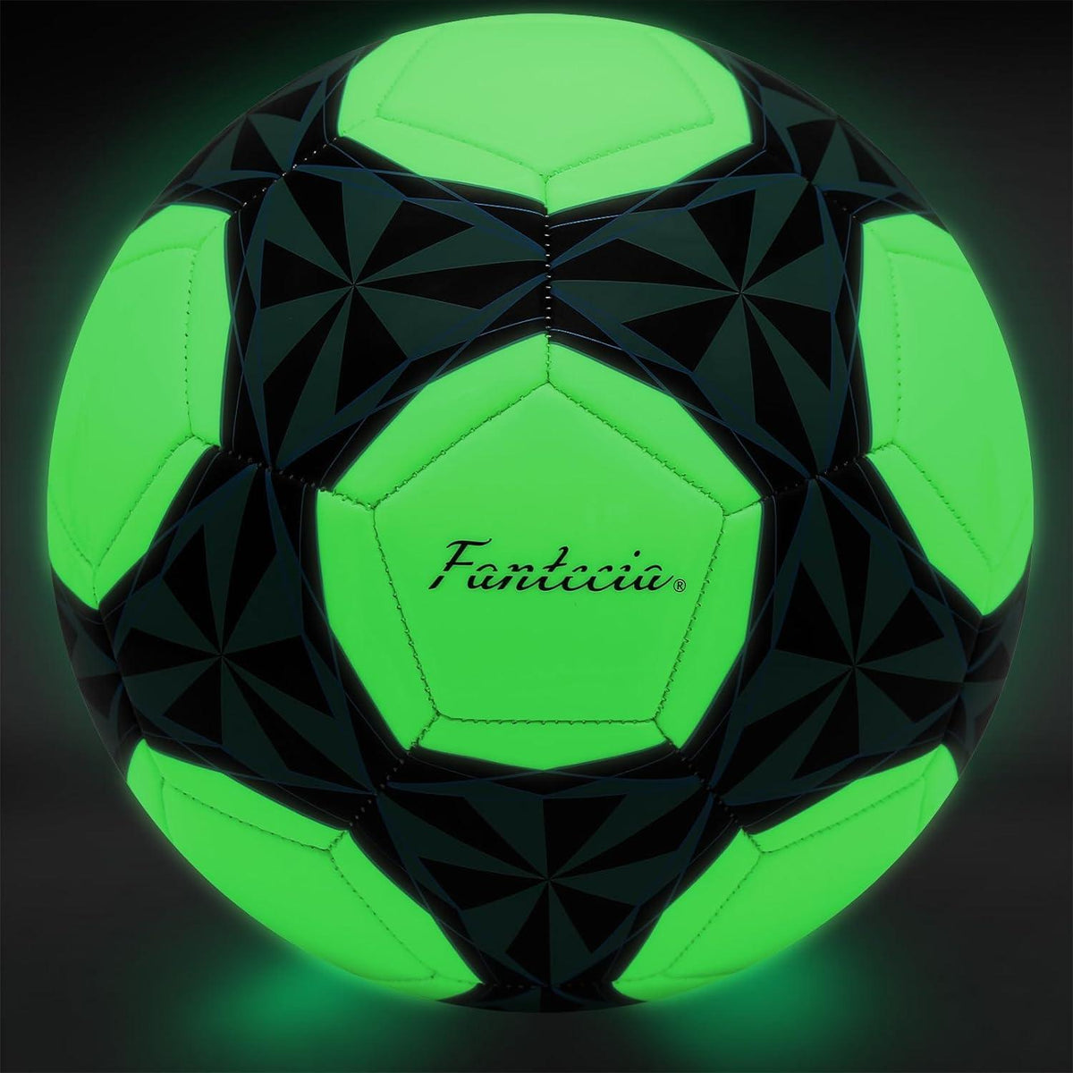 Leuchtender Fußball Größe 5 mit Pumpe und Glow-Technologie