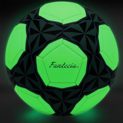 Leuchtender Fußball Größe 5 mit Pumpe und Glow-Technologie