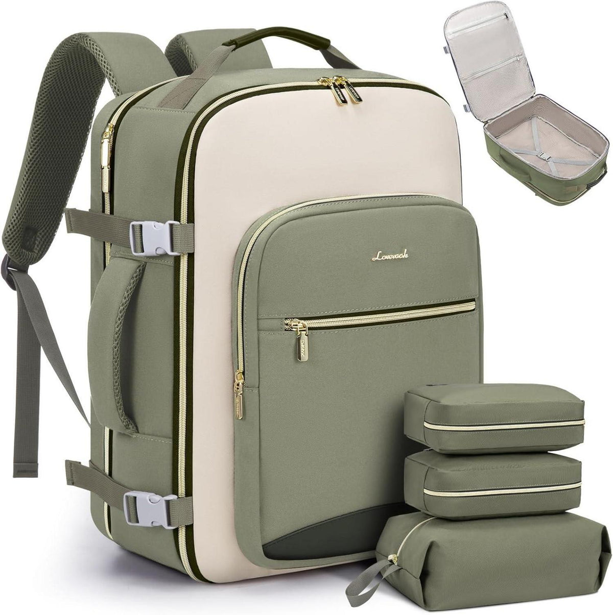 Handgepäck Rucksack 40L Laptop Backpack Wasserdicht 17 Zoll Travel