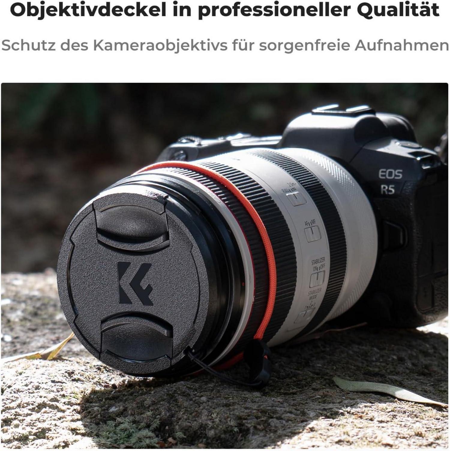 72mm Polfilter CPL Filter mit Objektivdeckel und Reinigungstücher