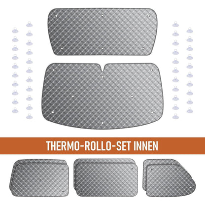 Thermo Jalousien Set VW T4 SWB - 8tlg. Sonnenschutz Matte