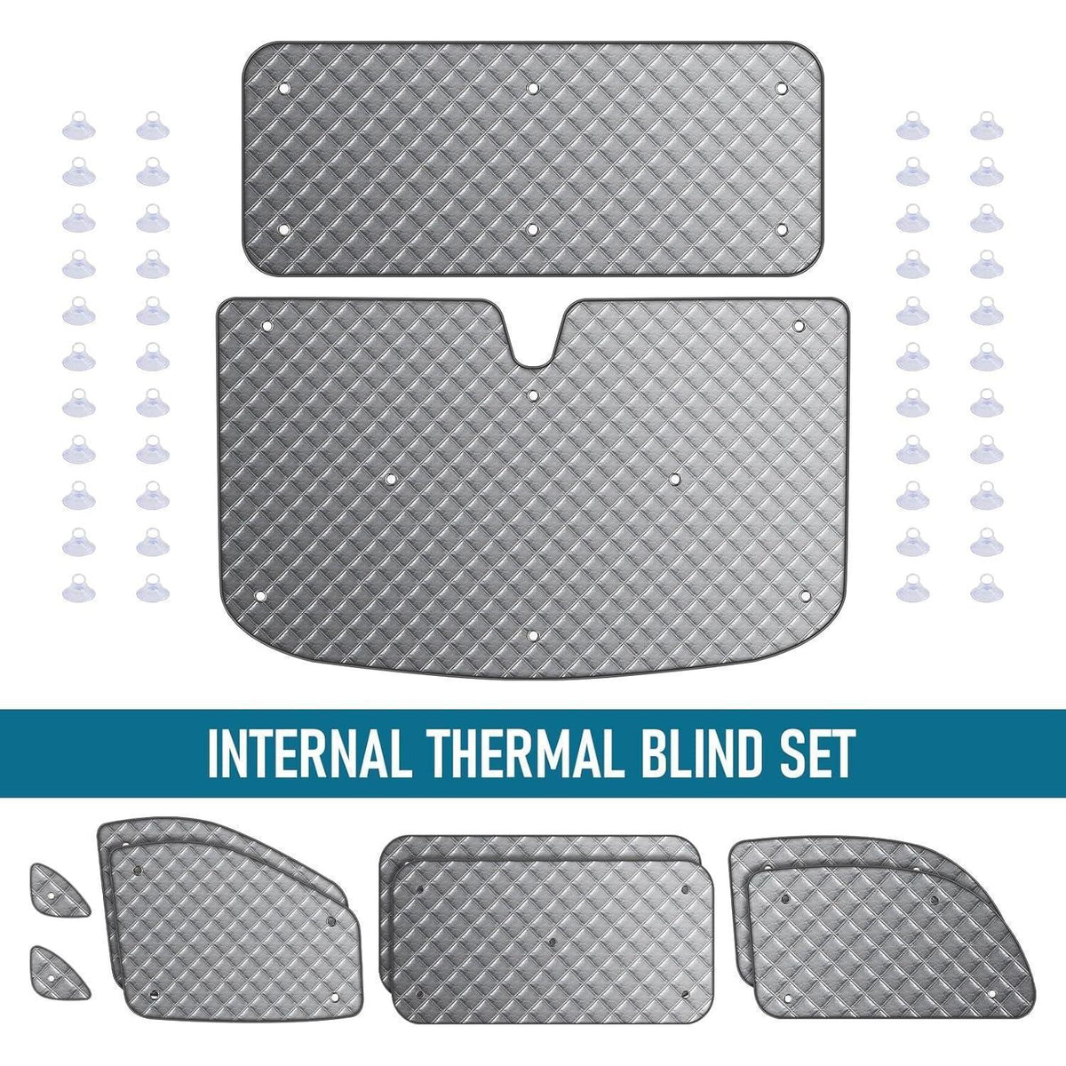 Thermo-Innenrollo-Set für VITO II W639/Viano SWB L2 2003-2014