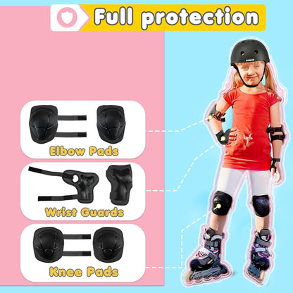 Verstellbare Knieschoner Kinder Set für Inliner