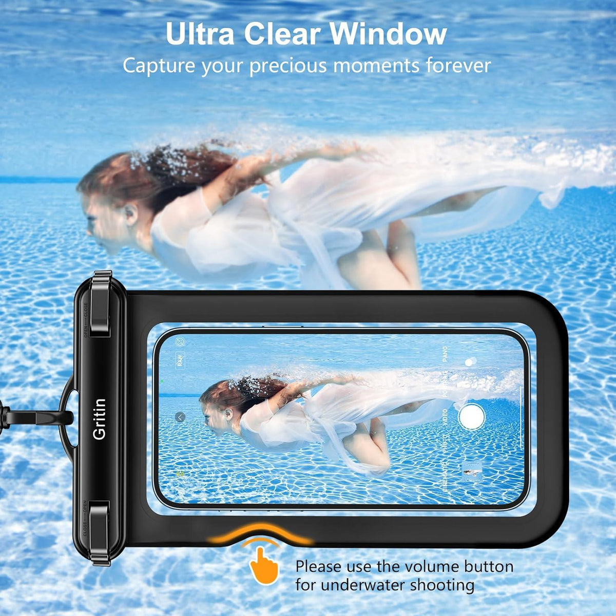 Wasserdichte Handyhülle 2er Pack IPX8 Unterwasser Handytaschen