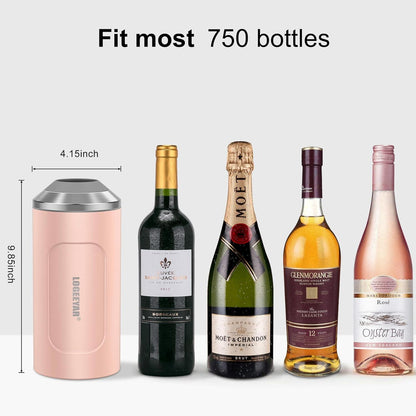 Weinkühler mit Deckel 750ml Flaschenkühler für Wein