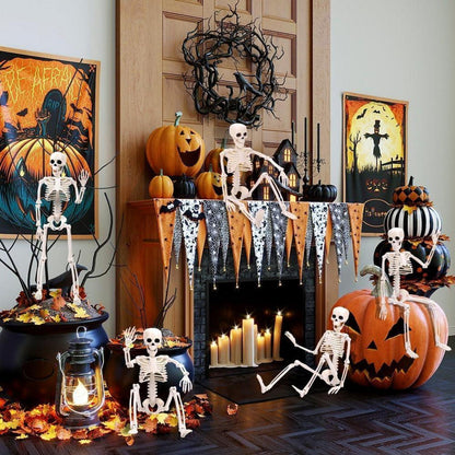 Halloween Deko Skelett Set Outdoor Gruselige Party Dekoration