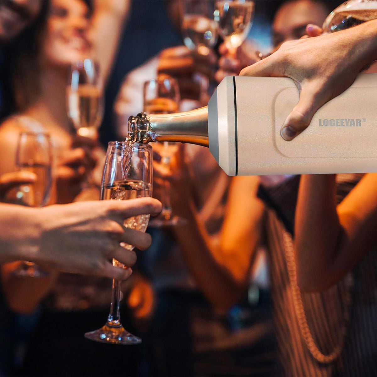 Weinkühler 750ml Edelstahl - Champagnerkühler für Wein & Sekt