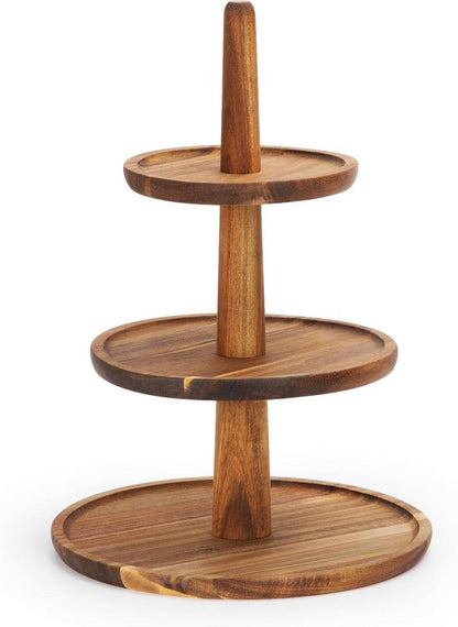 Etagere Holz Tortenständer Kuchenplatte Hochzeit Party Servierständer
