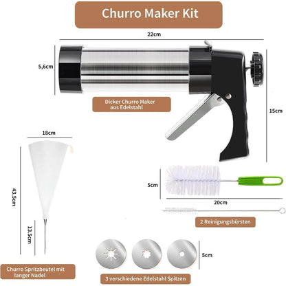 Churrera mit 3 Düsen – Für perfekte Churros & Dekorationen
