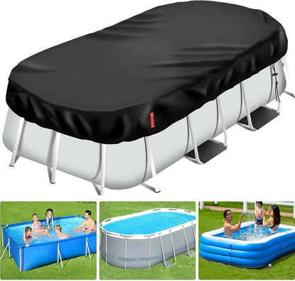 Poolabdeckung Rechteckig mit Solartechnologie 265x175cm