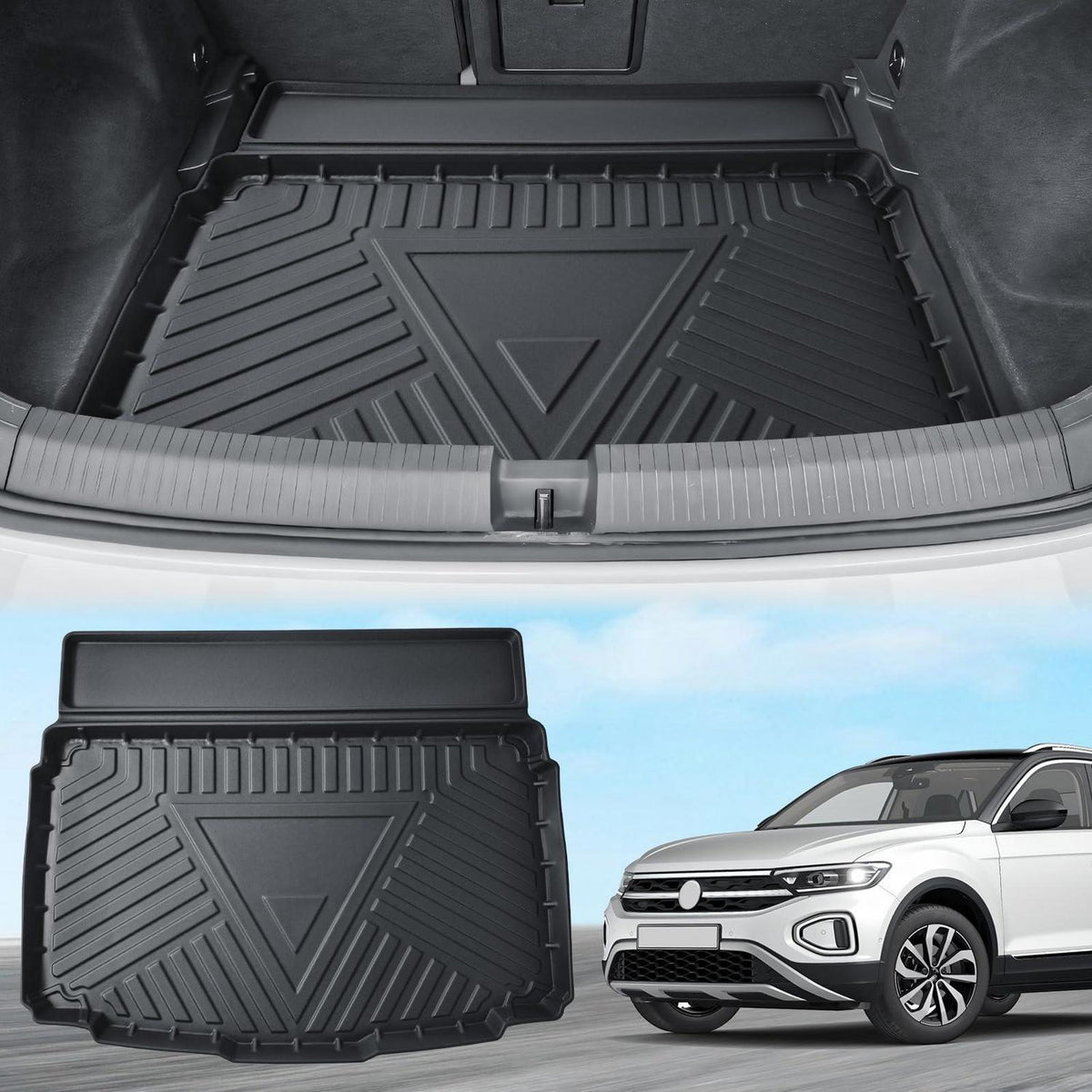 Kofferraumwanne VW T-ROC 2018-2025 | TPE Allwetter Matte